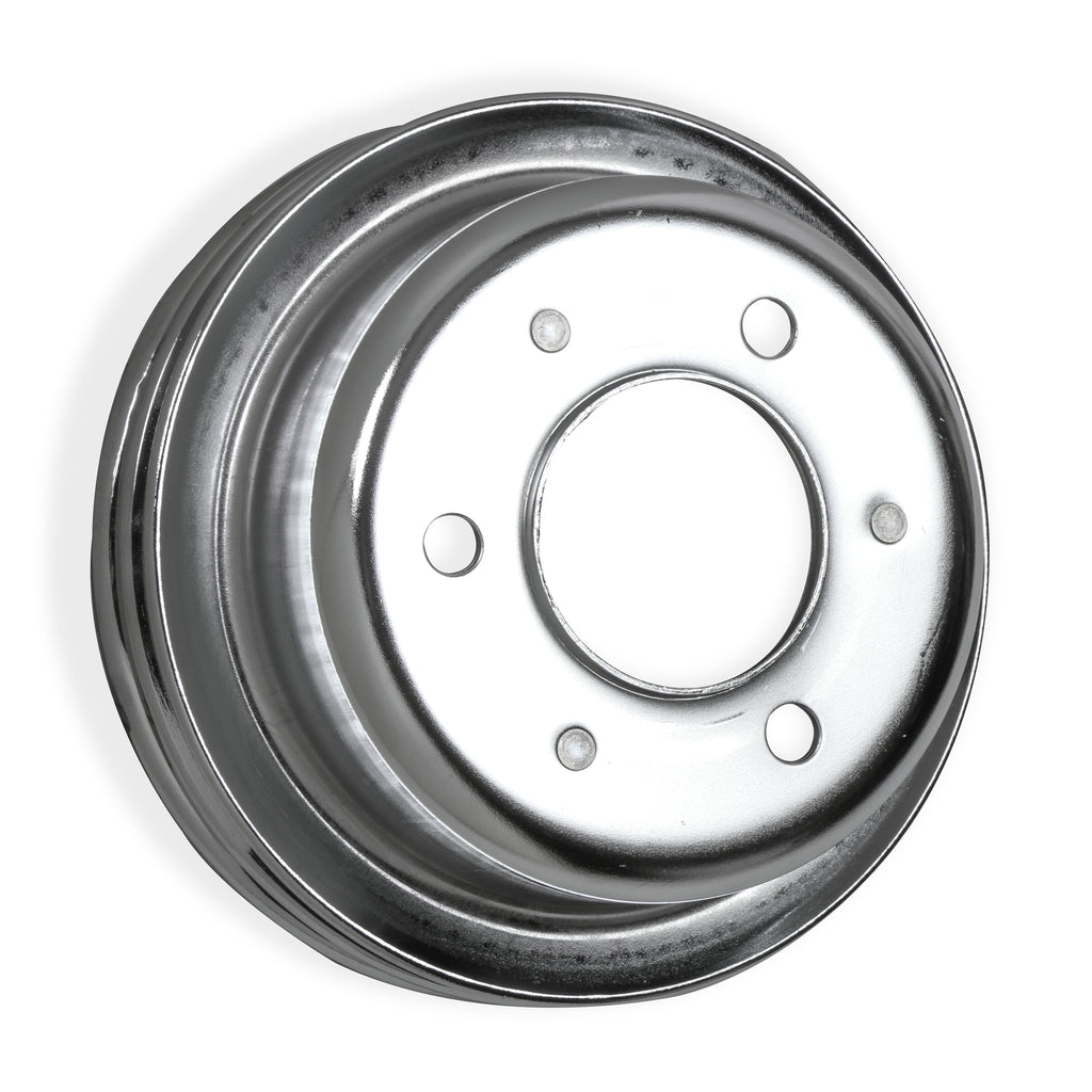 Chrome-Crankshaft-Pulley---Double-Groove