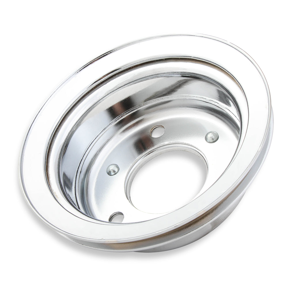Chrome-Crankshaft-Pulley---Single-Groove