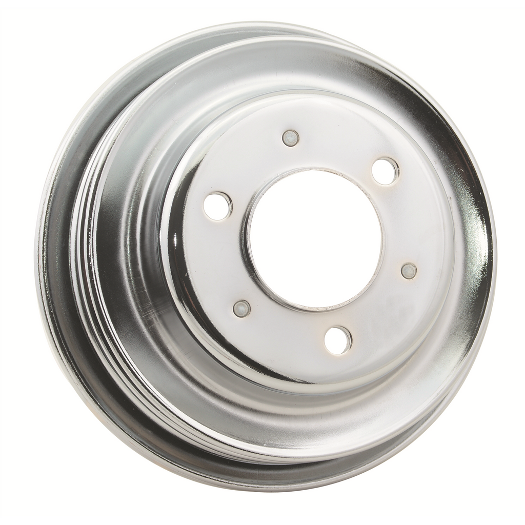 Chrome-Crankshaft-Pulley---Triple-Groove