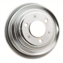 Load image into Gallery viewer, Chrome-Crankshaft-Pulley---Triple-Groove