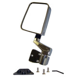Crown Automotive 82201773C Chrome Left Mirror Assembly for 1987-2006 Jeep YJ, TJ Wrangler; 87/02 Style