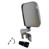 Crown Automotive 82201772C Chrome Right Mirror Assembly for 1987-2006 Jeep YJ, TJ Wrangler; 87/02 Style