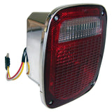 Crown Automotive 5758254C Chrome Right Tail Lamp w/ Side Marker Light for 1981-1986 CJ-5, 7, 8