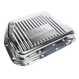 Trans-Dapt 9108 CHROME STEEL EXTRA CAPACITY TRANSMISSION PAN; FINNED; CHRYSLER 727