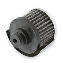 Load image into Gallery viewer, Chrome-Valve-Cover-Breather---Push-On-Style-Open-Element-With-Shield