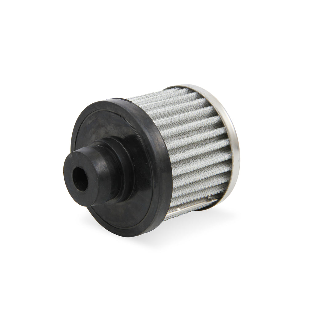 Chrome-Valve-Cover-Breather---Push-On-Style-Open-Element