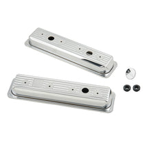 Load image into Gallery viewer, Chrome-Valve-Covers---Finned