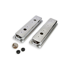 Load image into Gallery viewer, Chrome-Valve-Covers---Finned