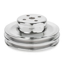 Load image into Gallery viewer, Chrome-Water-Pump-Pulley---Double-Groove