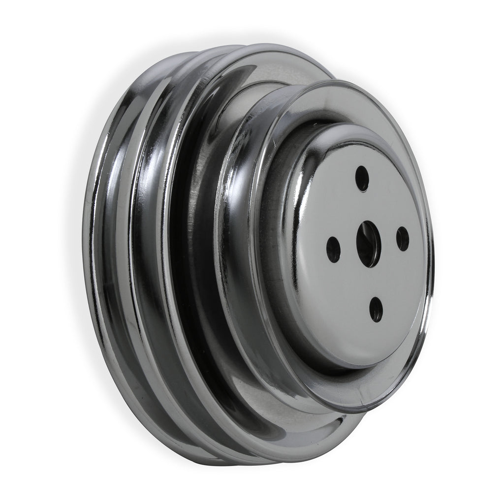 Chrome-Water-Pump-Pulley---Triple-Groove