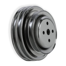 Load image into Gallery viewer, Chrome-Water-Pump-Pulley---Triple-Groove