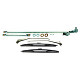 Crown Automotive 5453958KM Chrome Wiper Linkage Master Kit, Left & Right; Includes 2 Arms & 2 Blades