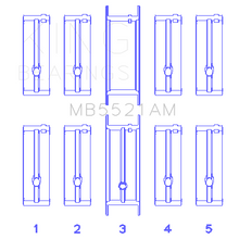 Load image into Gallery viewer, Chrysler-2.2-(Size-0.75Mm)-Main-Bearing-Set