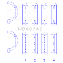 Load image into Gallery viewer, Chrysler-2.7L-(Size-1.0Mm)-Main-Bearing-Set