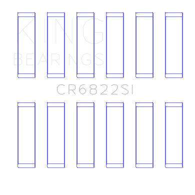 Chrysler-226-(3.7L)-(Size-0.25Mm)-Connecting-Rod-Bearing-Set