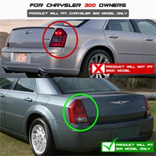 Load image into Gallery viewer, Chrysler-300-05-07-V2-Light-Bar-Led-Tail-Lights---Black-Alt-Yd-Chr305v2-Led-Bk
