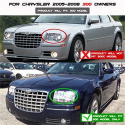 Chrysler-300-05-08-Projector-Headlights-Led-Halo-Led-Blk-(Not-Included)-Pro-Yd-C305-Hl-Bk