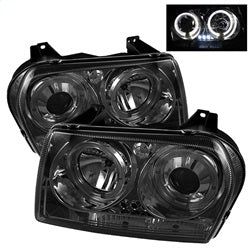 Chrysler-300-05-08-Projector-Headlights-Led-Halo-Led-Smke-(Not-Included)-Pro-Yd-C305-Hl-Sm