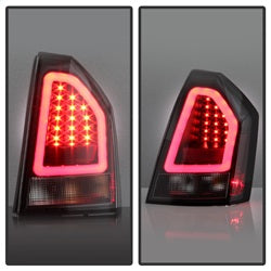 Chrysler-300C-05-07-V2-Light-Bar-Led-Tail-Lights---Black-Alt-Yd-C305v2-Led-Bk