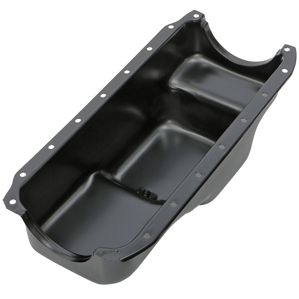 Chrysler-360-(71-80)-Steel-Engine-Oil-Pan--Black-Finish
