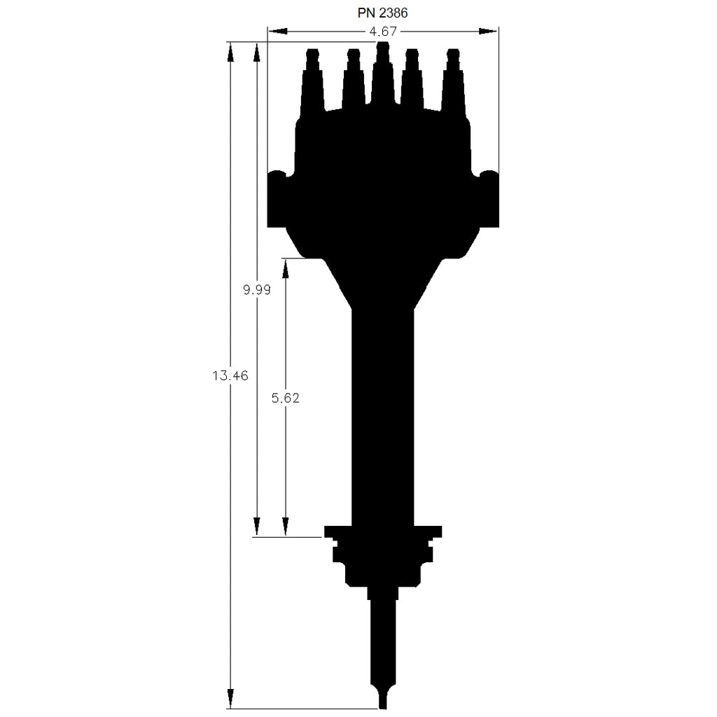 Chrysler-383,-400-Dual-Snyc-Distributor