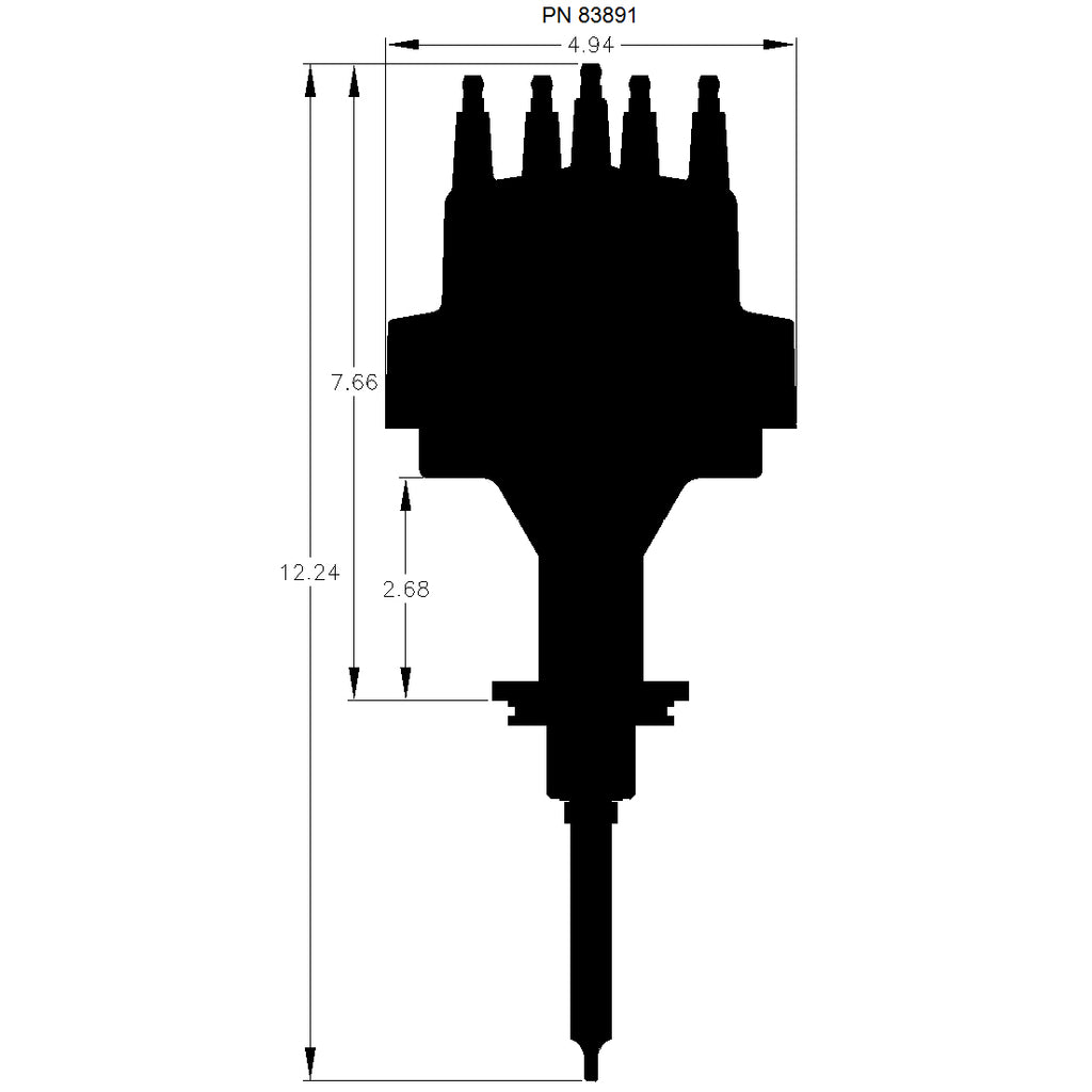Chrysler-392-Hemi-Pro-Billet-Distributor