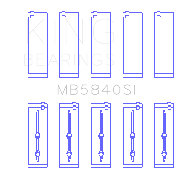 ChryslerDodge-Gen-3-Hemi-5.76.16.4-(Size-0.75Mm)-Main-Bearing-Set