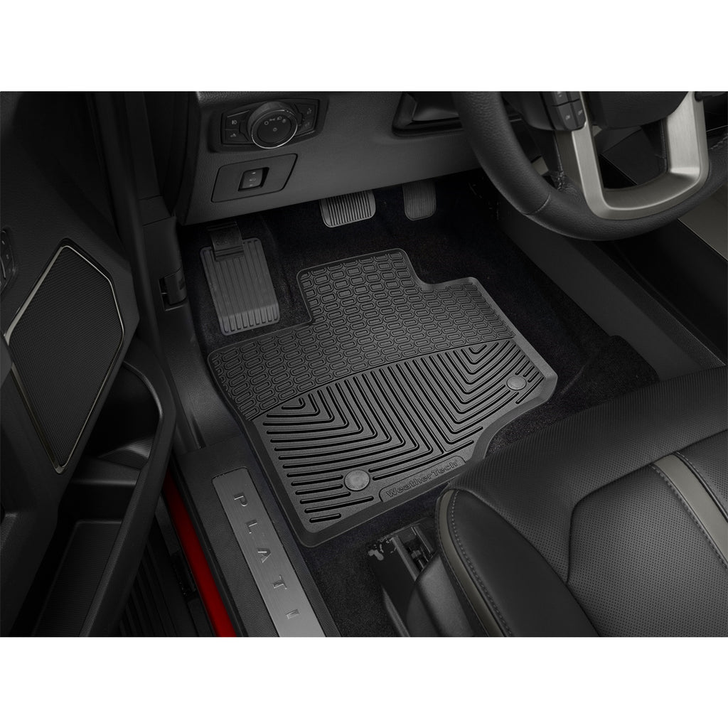 Classic-Black-Front-Floor-Mats-;-15-20-F150-ExtendedCrew-Cab