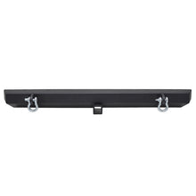 Load image into Gallery viewer, Classic-Rear-Bumper-W-D-Ringss--2-Inch-Receiver-Black