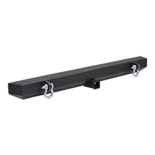 Load image into Gallery viewer, Classic-Rear-Bumper-W-D-Ringss--2-Inch-Receiver-Black