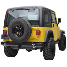 Load image into Gallery viewer, Classic-Rear-Bumper-W-D-Ringss--2-Inch-Receiver-Black