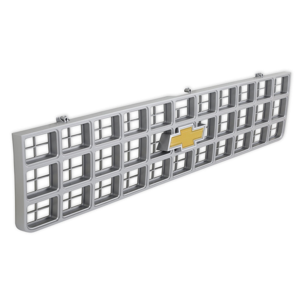 Classic-Trucks-CK-Chevy-Grille---W-Bowtie---Argent-Grey