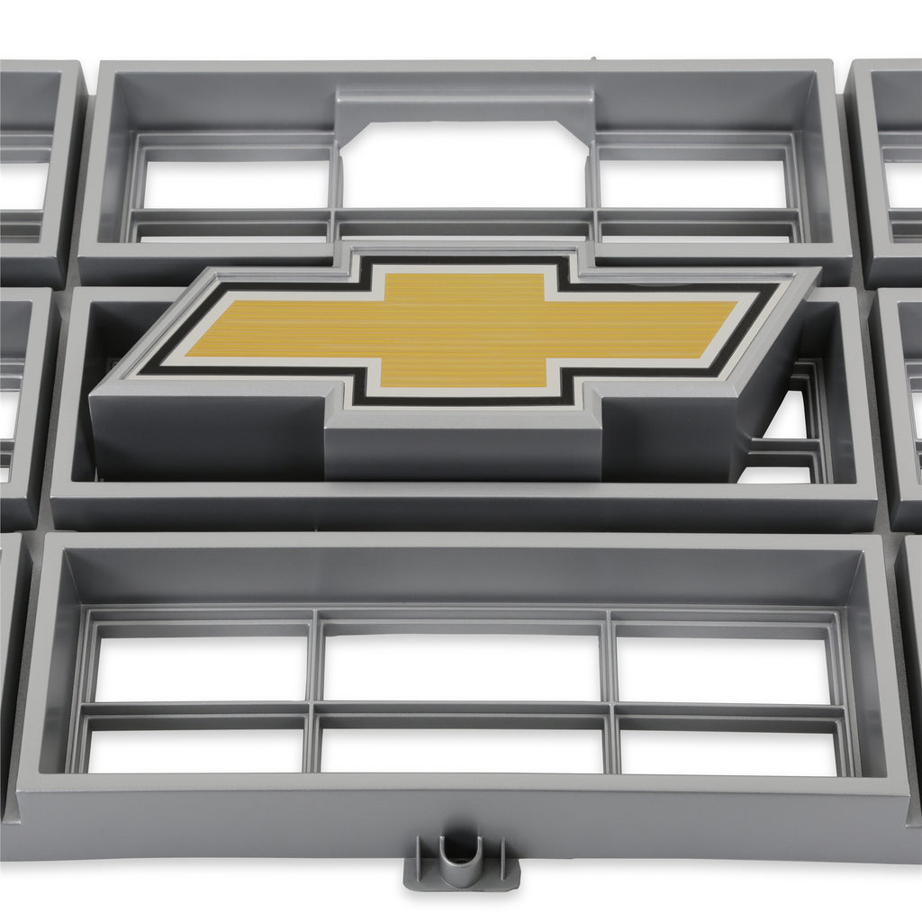 Classic-Trucks-CK-Chevy-Grille---W-Bowtie---Argent-Grey