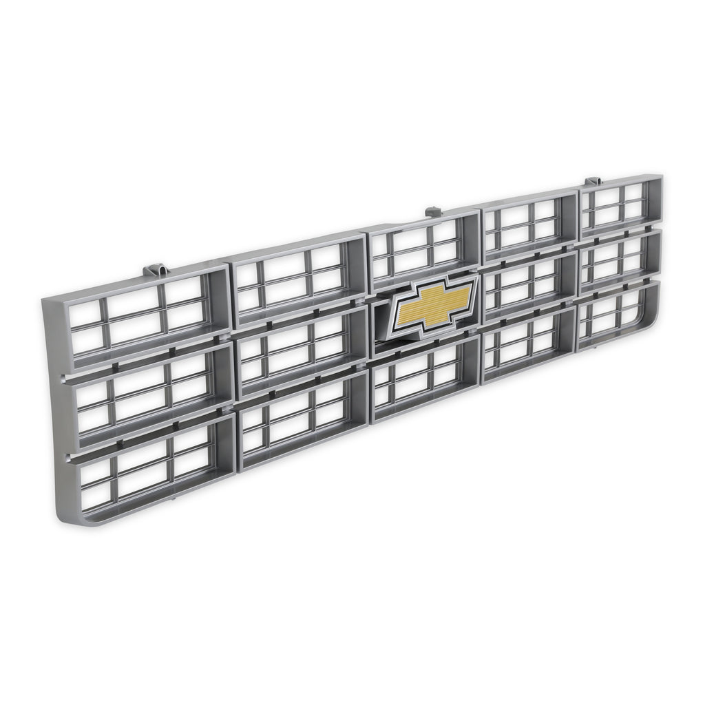 Classic-Trucks-CK-Chevy-Grille---W-Bowtie---Argent-Grey