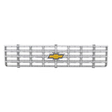 Holley 04-169  Classic Trucks C/K Chevy Grille - W/ Bowtie - Silver