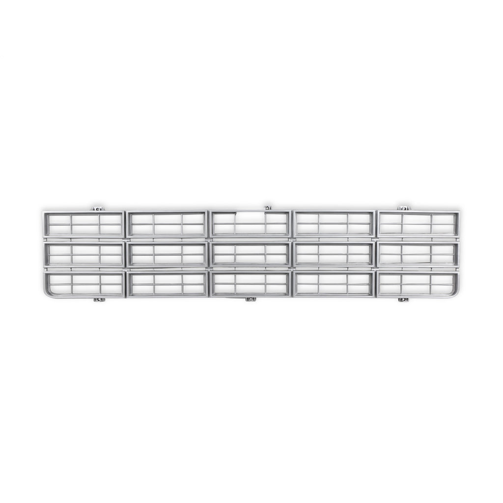 Classic-Trucks-CK-Chevy-Grille---WO-Bowtie---Silver
