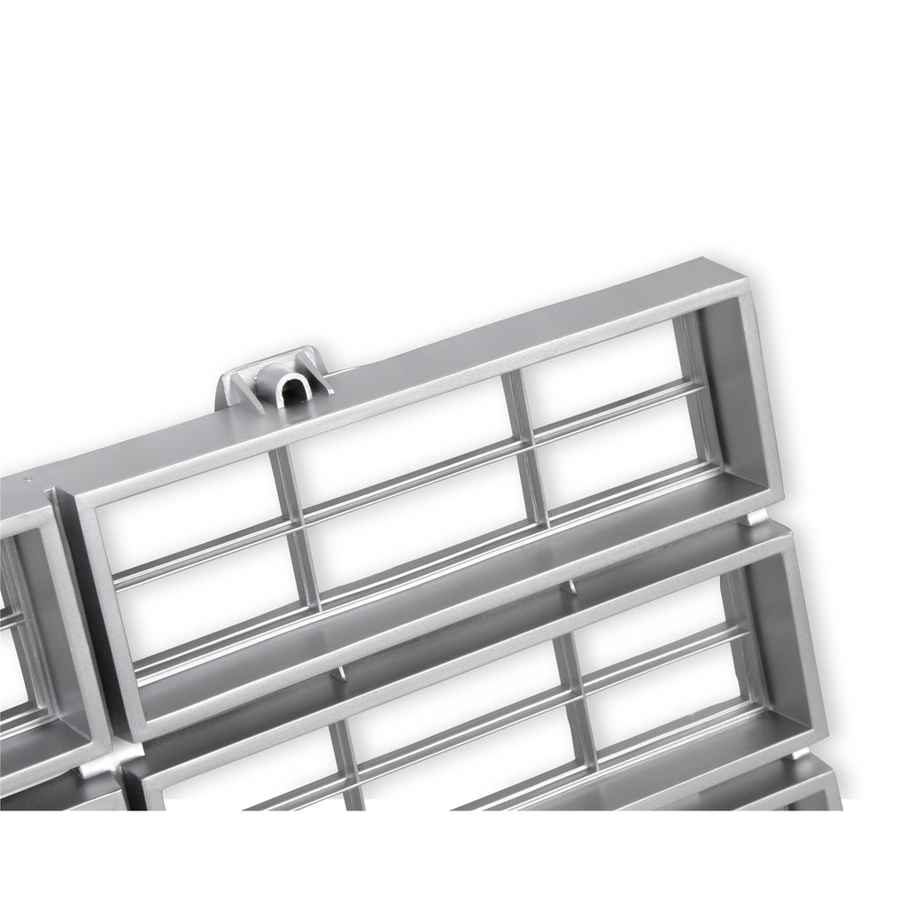 Classic-Trucks-CK-Chevy-Grille---WO-Bowtie---Silver
