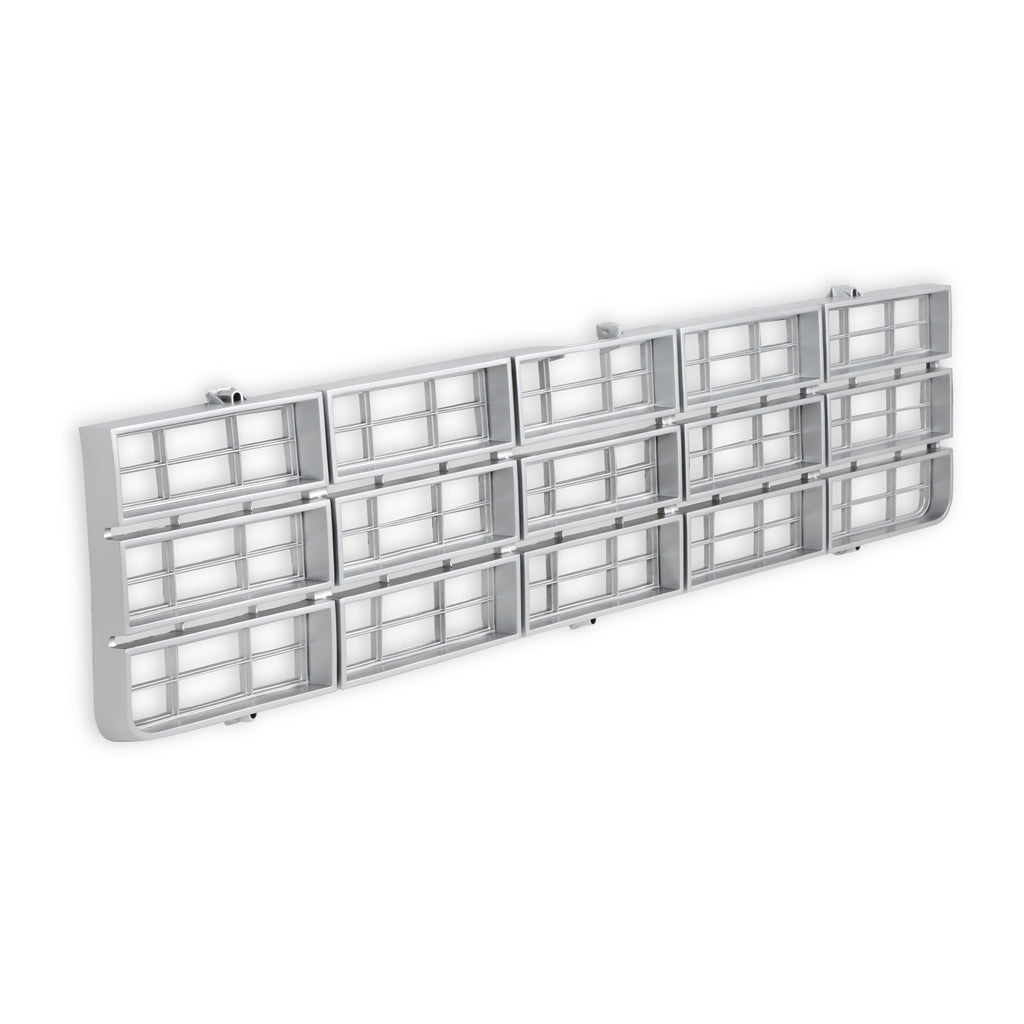 Classic-Trucks-CK-Chevy-Grille---WO-Bowtie---Silver