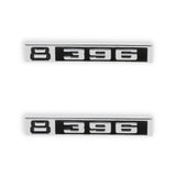 Holley 04-582  Classic Trucks C/K Fender Badge Pair - 8/396