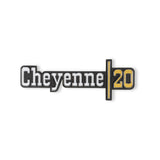Holley 04-538  Classic Trucks C/K Fender Badge Pair - Cheyenne 20