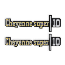 Load image into Gallery viewer, Classic-Trucks-CK-Fender-Badge-Pair---Cheyenne-Super-10