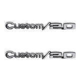 Holley 04-586  Classic Trucks C/K Fender Badge Pair - Custom/20