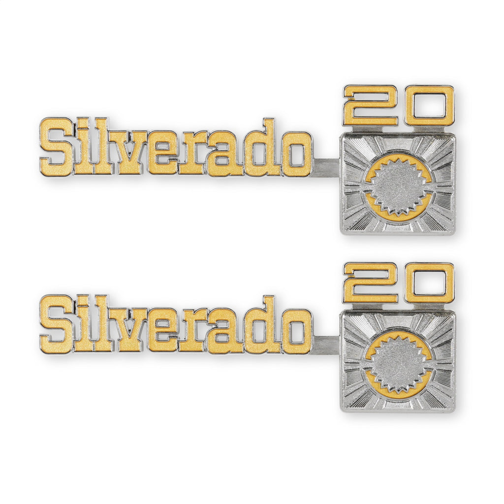 Classic-Trucks-CK-Fender-Badge-Pair---Silverado-C20