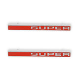 Holley 04-591  Classic Trucks C/K Fender Badge Pair - Super
