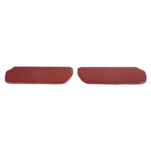 Load image into Gallery viewer, Classic-Trucks-CK-Foamback-Sunvisor-Pair---Vinyl---Red
