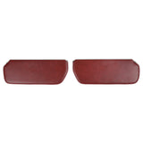 Holley 05-340  Classic Trucks C/K Foamback Sunvisor Pair - Vinyl - Red