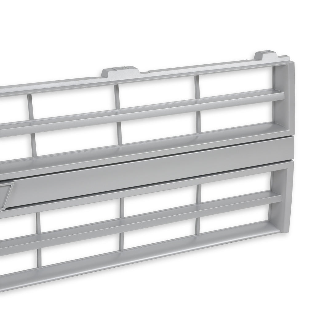 Classic-Trucks-CK-Grille---W-Bowtie---WO-Molding---Single-Headlight---Silver