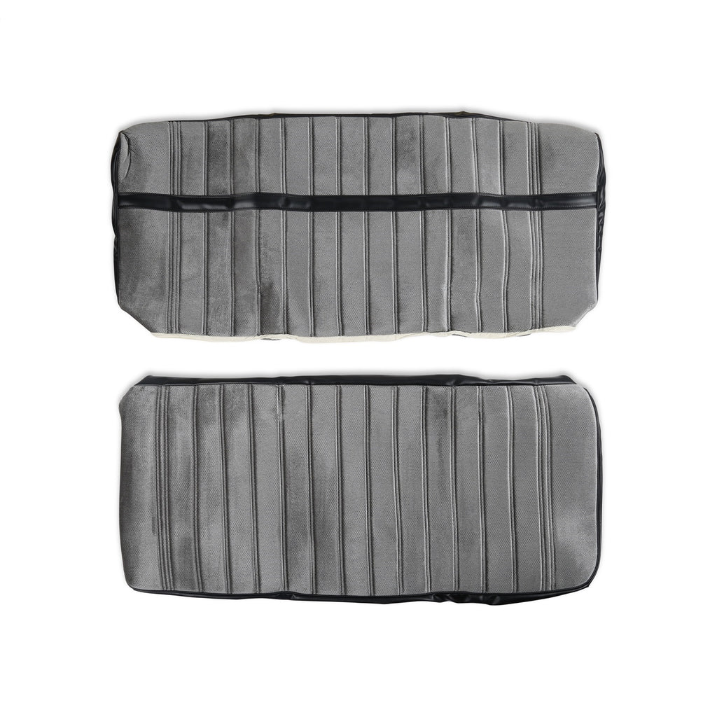 Classic-Trucks-CK-Seat-Upholstery-Kit---ClothVinyl---BlackSilver