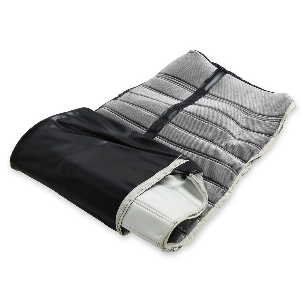 Classic-Trucks-CK-Seat-Upholstery-Kit---ClothVinyl---BlackSilver