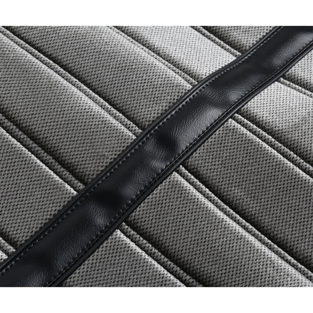 Classic-Trucks-CK-Seat-Upholstery-Kit---ClothVinyl---BlackSilver